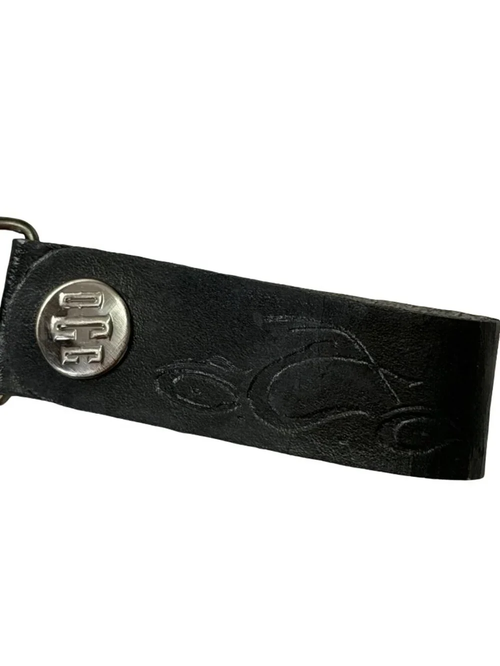 Orange County Choppers OCC Genuine Leather Chain Wallet Biker Motorcycle Trifold